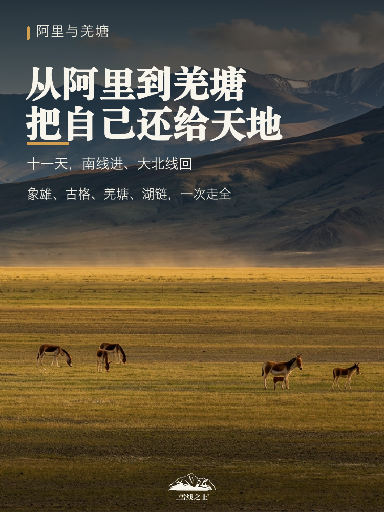 羌塘穿越与象雄文明｜ 11日极地环线 ｜ 可加冈仁波齐转山 ｜ 阿里北线