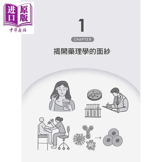 【中商原版】图解药理学 从止痛药到抗癌药 揭开药物运作的秘密 港台原版 Kevin Chen 博硕文化 商品图2
