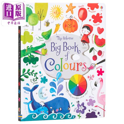 英文原版 Usborne Big Book of Colours 孩子的色彩启蒙全书 颜色识别 11大色系130余种颜色 早教启蒙认知 艺术启蒙童书 纸板书 商品图4