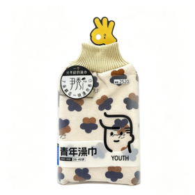 尹秀青年澡巾2520（颜色随机）