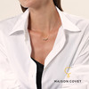 MAISON COVET 不规则圆形培育钻石排钻项链 商品缩略图2
