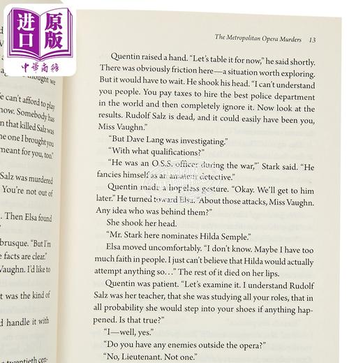 【中商原版】歌剧院谋杀案 美国国会图书馆经典犯罪推理系列 英文原版 Metropolitan Opera Murders Helen Traubel 商品图2