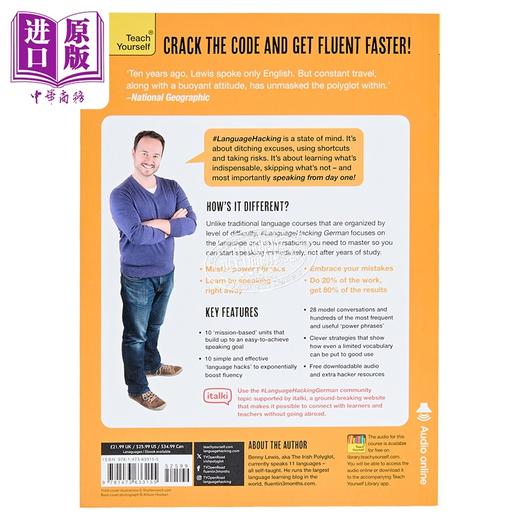 【中商原版】LANGUAGE HACKING GERMAN A Conversation Course for Beginners 德语速成 立即掌握德语会话 初级会话课程 商品图2