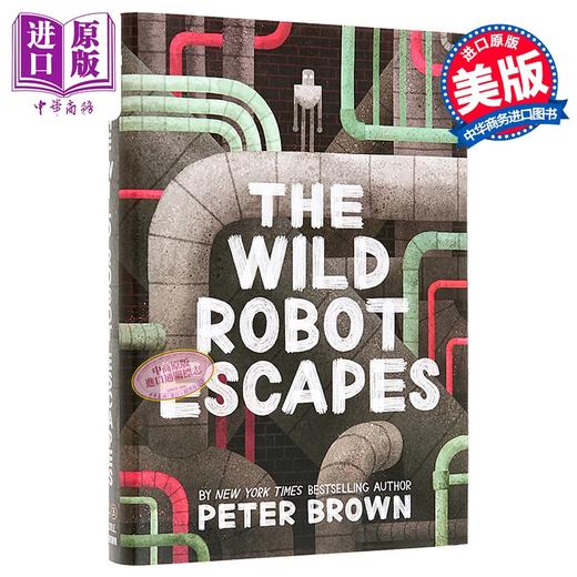 【中商原版】荒野机器人2 精装 机器人的逃跑计划 The wild robot escapes 英文原版 Peter Brown 凯迪克奖得主 荒岛机器人 商品图0