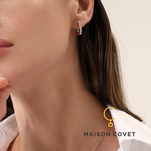 MAISON COVET  Hoop造型培育钻石耳饰 商品图3