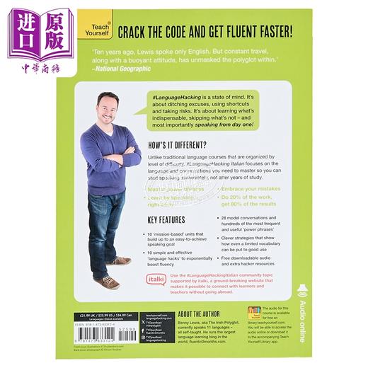 【中商原版】LANGUAGE HACKING ITALIAN A Conversation Course for Beginners 意大利语速成 立即掌握意大利语会话 初级课程 商品图2