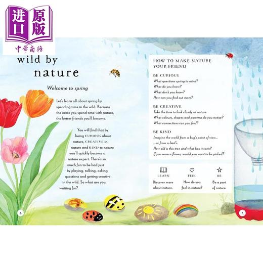 【中商原版】春夏秋冬户外指南4册 A Field Guide to Spring Summer Autumn Winter 英文原版 儿童四季科普绘本 进口精装绘本 商品图3