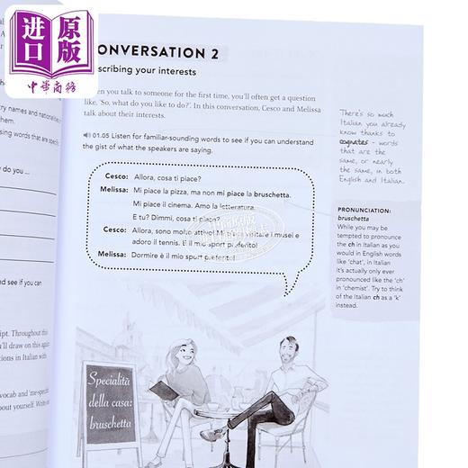 【中商原版】LANGUAGE HACKING ITALIAN A Conversation Course for Beginners 意大利语速成 立即掌握意大利语会话 初级课程 商品图4