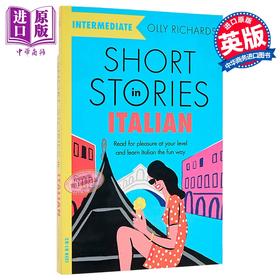 【中商原版】Short Stories in Italian for Intermediate Learners 意大利语中级短篇故事集 自学阅读拓展词汇量 快乐学意语