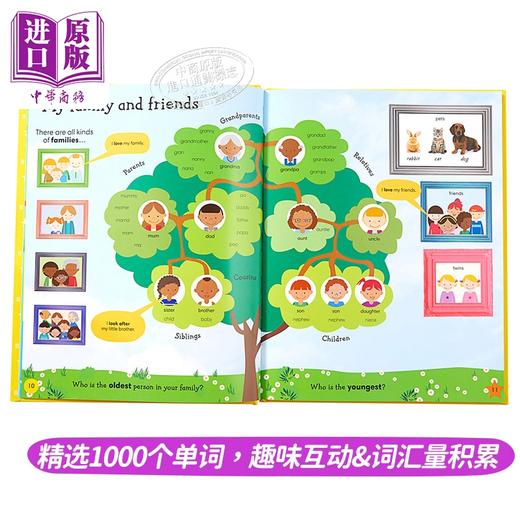预售 【中商原版】DK常用英语1000词 英文原版 1000 Useful Words 词汇量积累 阅读写作技能提升 精装 4-8岁 插图字典词典 单词绘本 商品图4