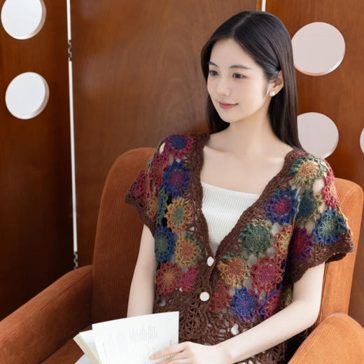 苏苏姐家筱初短开衫手工diy衣服钩针编织毛线毛线团材料包 商品图1