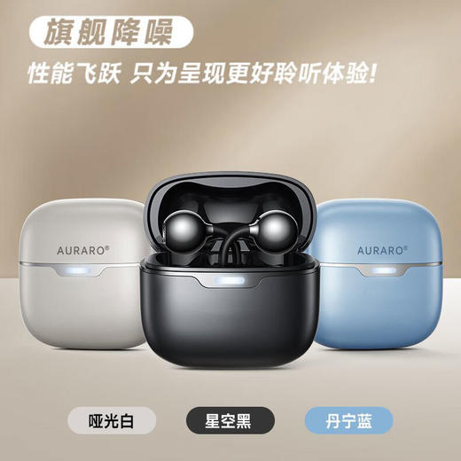 【无感贴耳 音质拉满】AURARO 耳夹式蓝牙耳机 真空镀层工艺 颜值质感兼具 YX103 商品图1