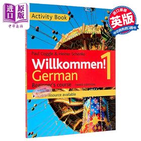 【中商原版】Willkommen 1 Third edition German Beginner s course Activity book成人德语课程 Willkommen! 1 练习册
