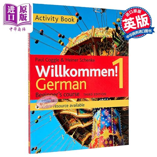 【中商原版】Willkommen 1 Third edition German Beginner s course Activity book成人德语课程 Willkommen! 1 练习册 商品图0