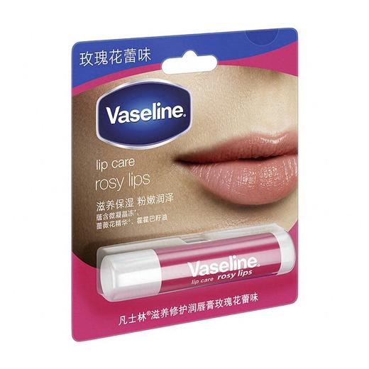 凡士林3.5g滋润修护唇膏玫瑰花蕾味 商品图3