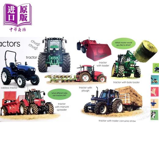 【中商原版】DK启蒙农场工作 My First Farm Let's Get Working 英文原版 儿童纸板书 认知识物 亲子绘本图画书 进口低幼童书 商品图3