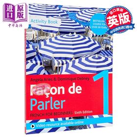 【中商原版】Façon de Parler 1 French for Beginners 6ED Activity Book成人法语教程《Façon de Parler 1》练习册