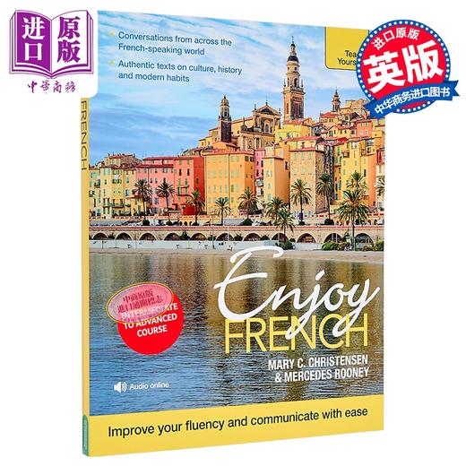 【中商原版】法语中级至高阶课程 Enjoy French Intermediate to Upper Intermediate Course Improve fluency communicate 商品图0