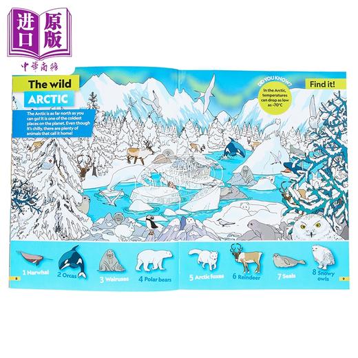 【中商原版】美国国家地理儿童版 动物Find It! Explore It! Animals 英文原版 儿童科普 知识百科 Geographic Kids 3-8岁 商品图3