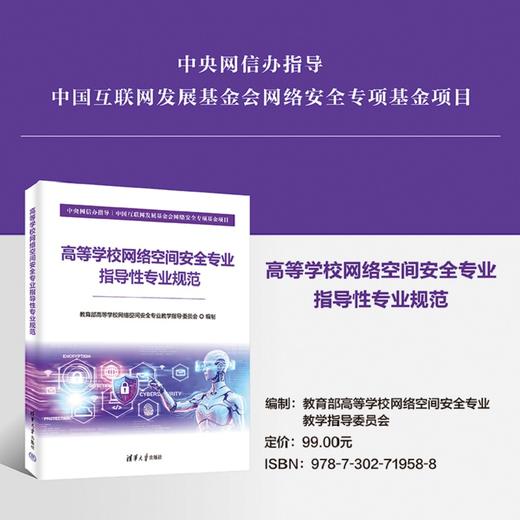 高等学校网络空间安全专业指导性专业规范 商品图0