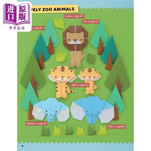 【中商原版】可爱到不可思议的折纸 附照片和视频教程的可爱模型 英文原版 Unbelievably Cute Tatsukuri Origami 商品图3