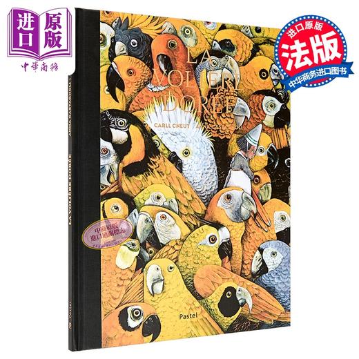 【中商原版】法文版 童话故事 金色鸟笼 比利时插画师Carll Cneut绘 法文原版 La voliere doree Anna Castagnoli 商品图0