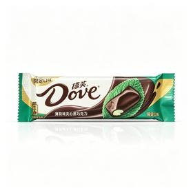 德芙Dove 薄荷味夹心黑巧克力 41g/块