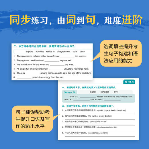 【新东方】100个句子记完7000个雅思单词 及 同步学练测 商品图7