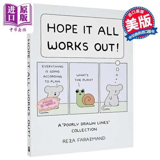 【中商原版】希望一切顺利 粗略绘制的线条集 Hope It All Works Out Drawn Lines Collection 英文原版 Reza Farazmand 商品图0