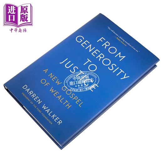 【中商原版】从慷慨到正义 福特基金会主席拉夫劳伦 英文原版 From Generosity to Justice Darren Walker 商品图1