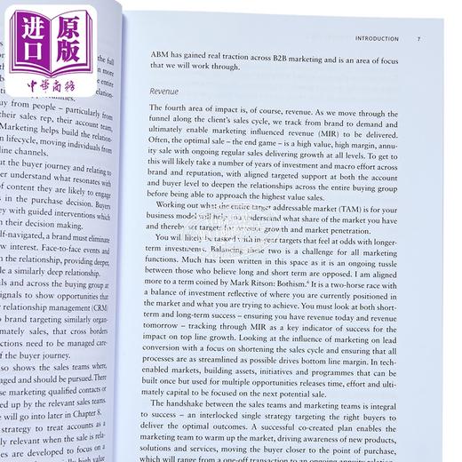 【中商原版】B2B营销基础 推动品牌 声誉 关系和收入的影响 B2B Marketing Fundamentals 英文原版 Kate Mackie 市场营销 商品图2