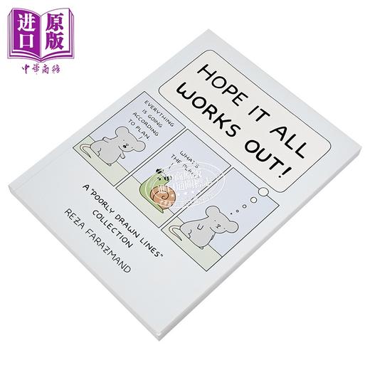 【中商原版】希望一切顺利 粗略绘制的线条集 Hope It All Works Out Drawn Lines Collection 英文原版 Reza Farazmand 商品图1