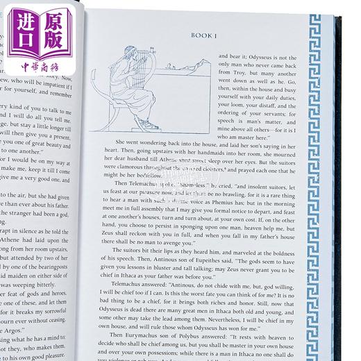 【中商原版】荷马史诗 奥德赛 塞缪尔·巴特勒译本 豪华插图版 The Illustrated Odyssey Delux Classics 英文原版 Homer 荷马 商品图2
