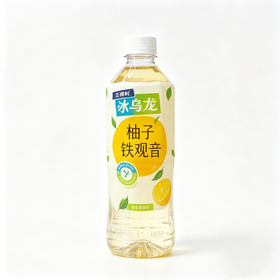 三得利500ml柚子铁观音果味茶
