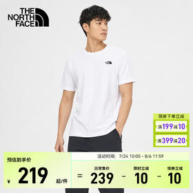THE NORTH FACE北面男女运动休闲短袖T恤NF0A8GWE