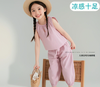 【清新温柔❗韩系简约】女童套装背心上衣加长裤夏装女孩休闲睡衣空调服两件A类夏天衣服。xe★深秘心选 商品缩略图2