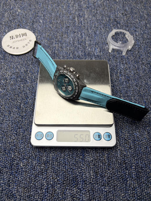 TW劳力士宇宙计时迪通拿系列之碳纤维定制版 Diw改装碳纤维迪通拿 男士腕表 魔术贴表带 不仅佩戴轻便，而且外表坚硬 商品图10