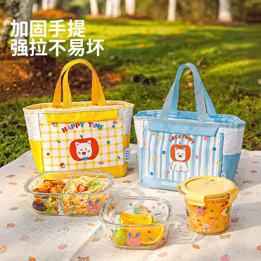 摩登主妇保温袋饭盒包上班族餐包小学生专用加厚带饭的便当手提袋 商品图4
