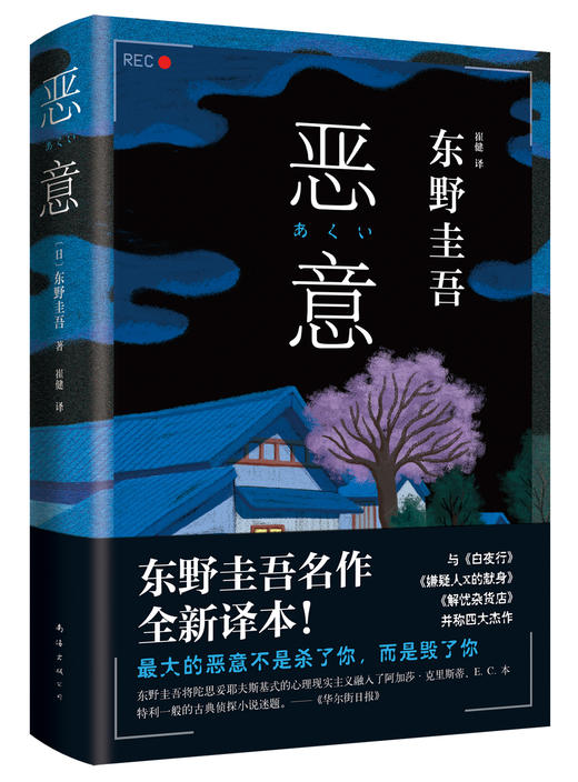 【预售8月10日发货】东野圭吾经典作品集（白夜行+嫌疑人X的献身+恶意+解忧杂货店） 商品图3