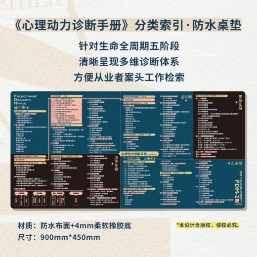 万千文创·《心理动力诊断手册》（PDM-2）分类索引桌垫 商品图1