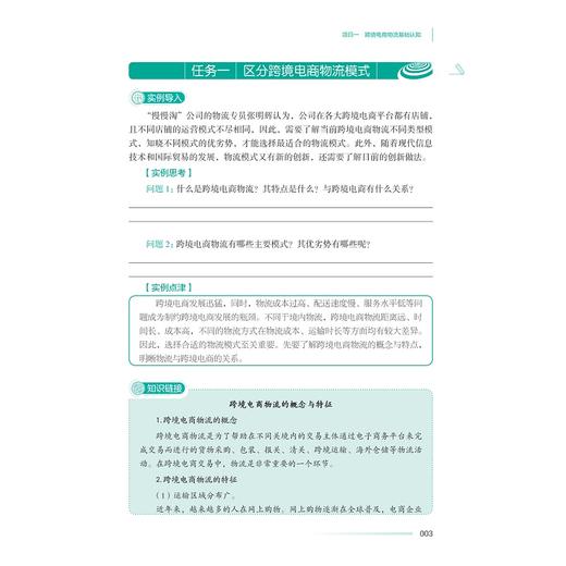 跨境电商物流/中高职一体化课程改革(跨境电子商务专业)配套教材/于丽娟 主编/叶碧琼 执行主编/谢丹璇 戴庆玲 执行副主编 商品图3