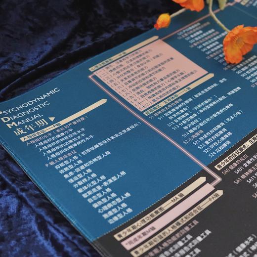 万千文创·《心理动力诊断手册》（PDM-2）分类索引桌垫 商品图2