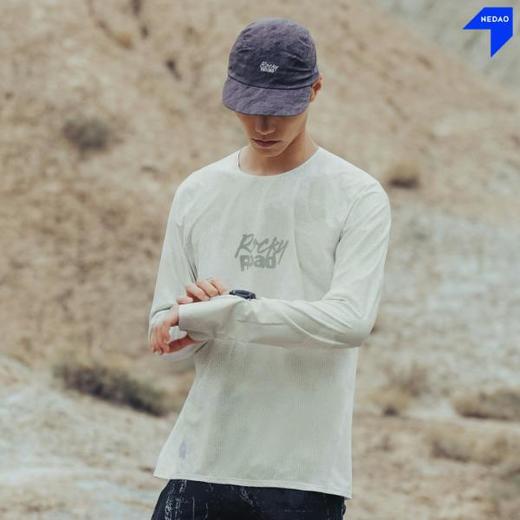 内道RockyRoad印花跑步长袖速干运动越野训练装备 商品图4