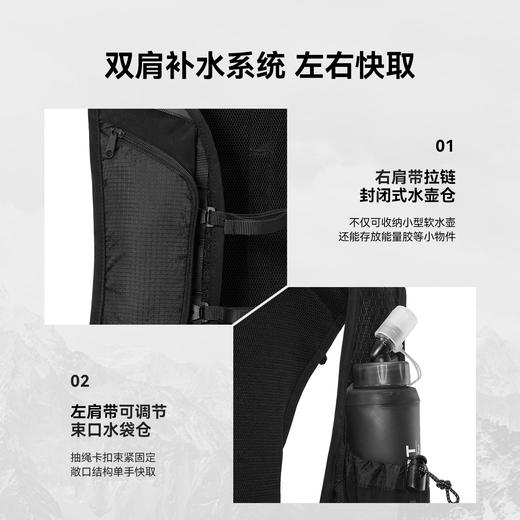 伯希和户外骑行包男女15L登山包轻量化徒步运动旅行便携双肩背包 商品图3