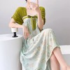 【顺滑亲肤 飘逸灵动】宫诏 新中式改良汉服方领棉绸连衣裙 自带胸垫居家户外两穿 11款可选 商品缩略图2