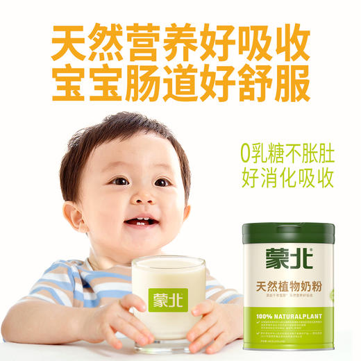 蒙北天然植物奶粉1罐600g（30g*20袋） 不加蔗糖独立包装 商品图2
