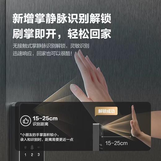 【HDXK】萤石AI人脸大屏可视指纹掌静脉智能电子密码锁DL20FVS 商品图2