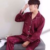 【秋季新款❗️男士冰丝开衫套装】柔软轻盈，舒适透气，家里家外一套就够了！春秋睡衣新款长袖薄款夏季青少年家居服丝绸大码★美物社 商品缩略图3