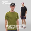 灰壳男士美利奴羊毛速干圆领短袖户外徒步登山排汗透气T恤 商品缩略图3