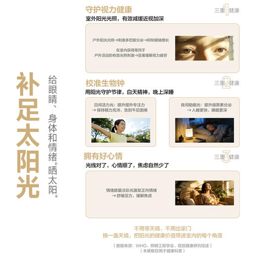 「旗舰版👍特价」欧普照明天境®SDL全光谱LED淡彩色客厅吸顶灯卧室灯晴空灯 商品图2